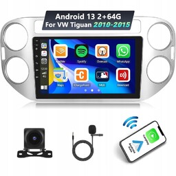 Android 9" Radio do Vw Tiguan 2010-2015 CarPlay