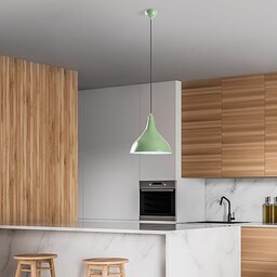 Opviq Elegancki miętowy żyrandol, regulowana wysokość 33-122 cm,