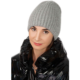 Czapka zimowa damska szara