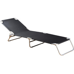 Enero Camp ŁÓŻKO TURYSTYCZNE KEMPINGOWE SKŁADANE CZARNE