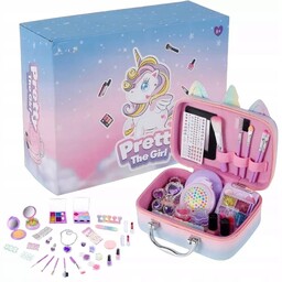 Kuferek zestaw do makijażu dla dzieci jednorożec lakiery