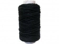 Sznurek ozdobny 100g/50m TRES czarny /SZOZCZAR/10DAG/
