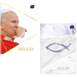 Brulion A5/64K kratka Religia Mat+UV (5szt)