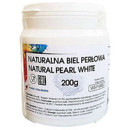 Wybielacz perłowy barwnik biały w proszku 200 g
