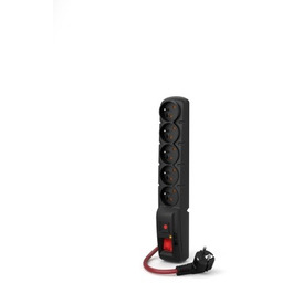 ACAR F5 POWER Czarny 5 x gniazdo sieciowe