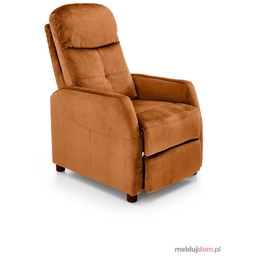 Fotel relaksacyjny FELIPE 2 Velvet Halmar Cynamonowy