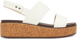 Sandały Crocs Brooklyn Cork Low Wedge 211144 Czarny