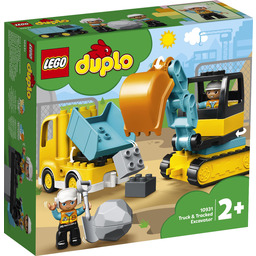 Lego Duplo 10931 Ciężarówka i koparka gąsienicowa