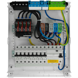 Rozdzielnica modułowa natynkowa 2x12 zabezpieczona 8xMCB 1xRCCB VDE