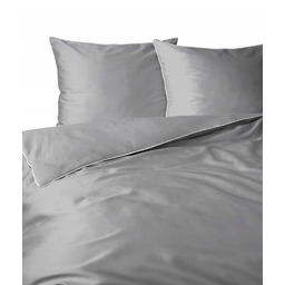Pościel Pure Makosatyna 160X200cm Jasny Szary Premium