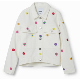 Kurtka dżinsowa typu trucker stokrotki