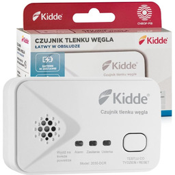 Certyfikowany Czujnik Czadu Kidde 2030-DCR Detektor Tlenku Węgla
