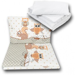 Pościel 135x100 do łóżeczka 140x70 poszewki z wypełnieniem