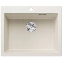 BLANCO Zlewozmywak jednokomorowy Pleon 6 527137 Delikatny biały
