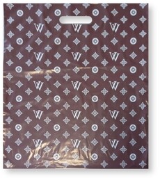Reklamówka z uchem 39x44cm LD 50szt brązowa