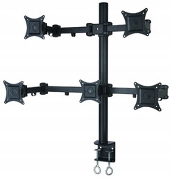 Uchwyt Biurkowy Do 5 Monitorów Led/lcd 13-20" Art