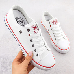Trampki niskie tekstylne białe Big Star NN274656