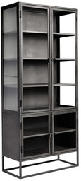 Muubs BOSTON Metalowa Witryna Przeszklona 200 cm /