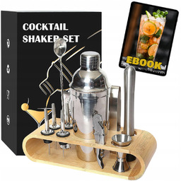 Zestaw Barmański Premium Drinków Shaker Szejker Napojów 17