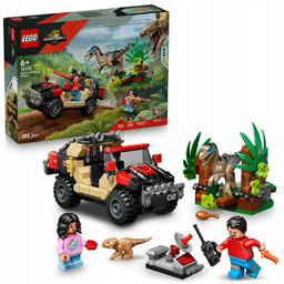 Lego 76972 Jurassic World Ucieczka terenówką przed raptorem
