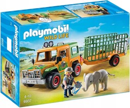 Playmobil Wild Life Terenówka Rangera z Przyczepą Safari