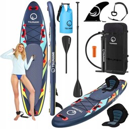 Deska Sup Tsunami Pływanie Pompowana Z Akcesoriami 320cm