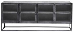 Muubs BOSTON Metalowa Komoda Przeszklona 180 cm /