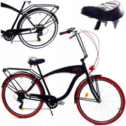 Rower Miejski Motorek Męski Rama 18" Cali Koło