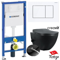 ZESTAW: MISKA WC Z BIDETEM 51X35,5 cm WISZĄCA