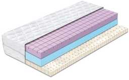 Materac 120x200 piankowy z lateksem oddychający i pianka