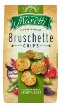 Przekąska BRUSCHETTA MARETTI chrupki chlebowe mix warzyw