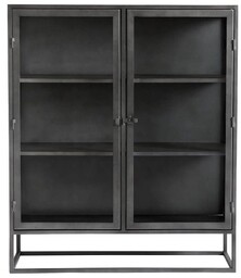 Muubs BOSTON Metalowa Witryna Przeszklona 130 cm /