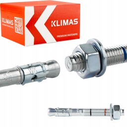 Kotwy do betonu stalowe M12 x 105 mm