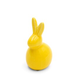 Eurofirany Figurka wielkanocna 236a 7x6x12 Zajączek żółta