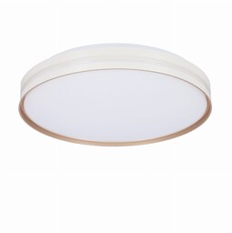MONTANA LAMPA SUFITOWA PLAFON BIAŁY+ZŁOTY 24W LED 40
