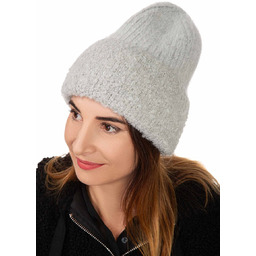 Czapka zimowa damska szara