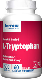 Jarrow Formulas, L-Tryptofan, 500 Mg, Suplement diety, 60