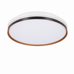 MONTANA LAMPA SUFITOWA PLAFON CZARNY+BIAŁY+ZŁOTY 24W LED 40