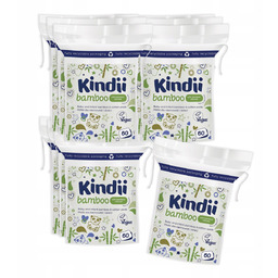 10X Kindii Płatki Kosmetyczne Dla Niemowląt 60Szt