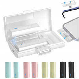 Lensgo 2x Bezprzewodowy Mikrofon Krawatowy Box Ładowarka /