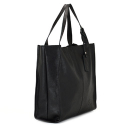 Duża skórzana damska torebka na ramię shopperbag