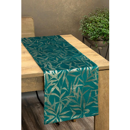 Eurofirany Obrus bieżnik 35x140 Blink 15 turkusowy ciemny