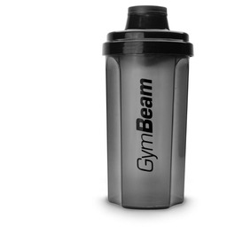 GymBeam Czarny szejker Transparent Black 700 ml