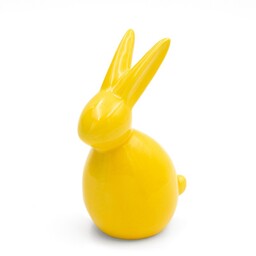 Eurofirany Figurka wielkanocna 236d 10x7x16 Zajączek żółta