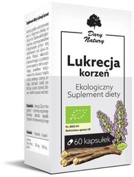 DARY NATURY Korzeń lukrecji BIO, 60 kapsułek
