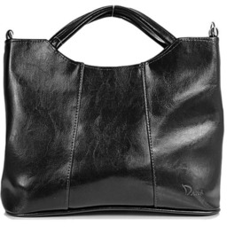 Torebka skórzana damska aktówka DAN-A T105 czarna