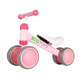 Rowerek biegowy treningowy mini rower dla dzieci różowy