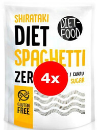 DIET-FOOD Makaron Shirataki Konjac Spaghetti ZESTAW 4x200g