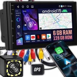 Radio Samochodowe 2 Din 6GB Ram Android Auto