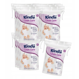 10x Płatki dla niemowląt Kindii Linen Care 50